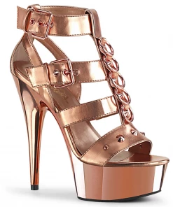 Sample Size 9 - The Ringleader Spiked Heels - Gold