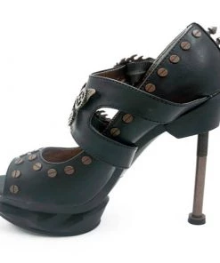 HADES Size 10 - Sky Captain Steampunk Pirate Heel Victorian Corsets