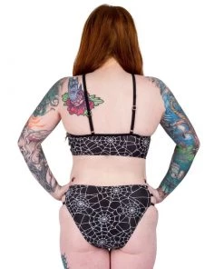 TOO FAST Spiderwebs Caged Bikini Swimwear