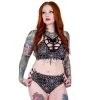 TOO FAST Spiderwebs Caged Bikini Swimwear