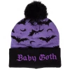TOO FAST Baby Goth Beanie Accessories 1 TOO FAST Baby Goth Beanie Accessories