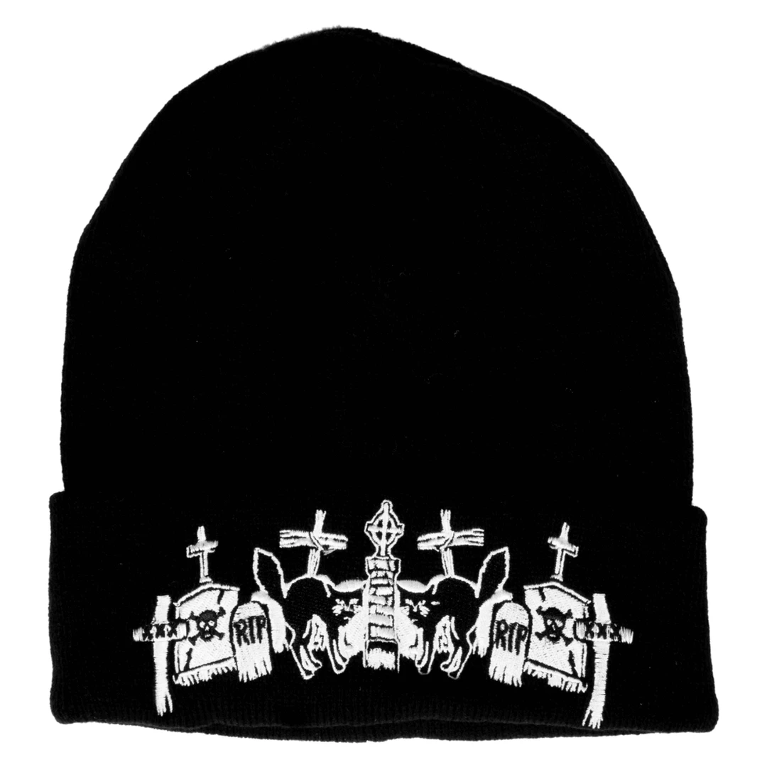 TOO FAST Accessories Graveyard Beanie 3 TOO FAST Accessories Graveyard Beanie