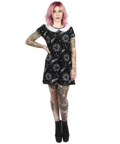 TOO FAST Celestial Collared Mini Dress Clothing 8 TOO FAST Celestial Collared Mini Dress Clothing