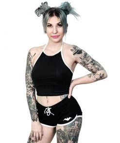 TOO FAST Clothing Bat Retro Booty Shorts