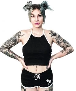 TOO FAST Baby Ghoul Retro Booty Shorts Clothing