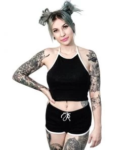 TOO FAST Clothing Pumpkin Face Retro Booty Shorts