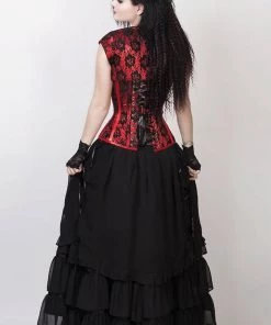 Corset Deal Layered Goth Skirt