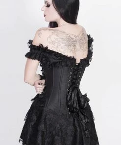 Corset Deal 80's Goth Corset Dress Victorian Corsets