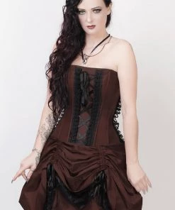 Corset Deal Saloon Babe Overbust Corset Dress Victorian Corsets