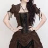 Corset Deal Saloon Babe Overbust Corset Dress Victorian Corsets