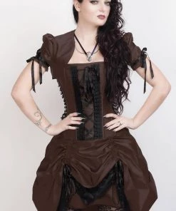 Corset Deal Saloon Babe Overbust Corset Dress Victorian Corsets