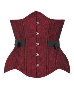 Corset Deal Corsets Fan Out Underbust Corset - Red