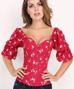 Corset Deal Floral Fantasy Overbust Corset Top