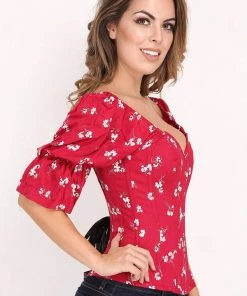 Corset Deal Floral Fantasy Overbust Corset Top