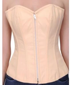 Sample Size 36 - Peachy Keen Zipped Overbust Corset Corsets
