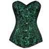 Violet Vixen Green Ivy Long Overbust Corset Corsets