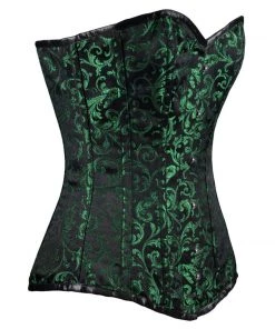 Violet Vixen Green Ivy Long Overbust Corset Corsets