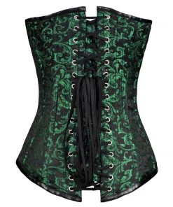 Violet Vixen Green Ivy Long Overbust Corset Corsets