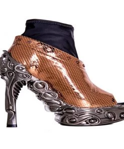 HADES FOOTWEAR Shoes Size 10 - High Valerian Spiked Heels - Rose