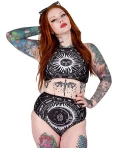 TOO FAST Zodiac Halter Top Bikini Swimwear