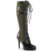 PLEASER USA Bettie Battalion Boots - Green