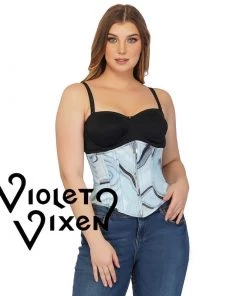 Corset Deal Swept And Swirled Underbust Corset