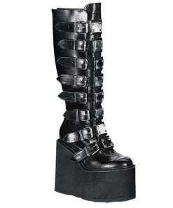 PLEASER USA Buckle Buster Boots Shoes