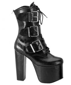 PLEASER USA Buckled Tormentor Heels