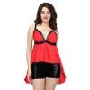 Corset Deal Clothing Miss Ruby Red Hi-Lo Top - Size XL