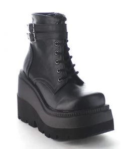 PLEASER USA Shoes Double Buckle Stompers