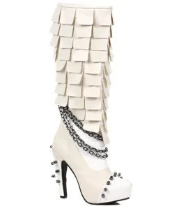 HADES FOOTWEAR Sizes 8, 9, & 10 - Cut Throat Caymene White Boots