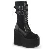 PLEASER USA Gothic Crush Stomper Boots Shoes