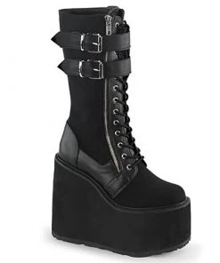 PLEASER USA Gothic Crush Stomper Boots Shoes