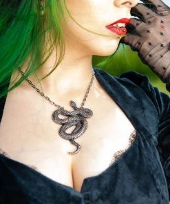 RESTYLE Accessories Original Sin Snake Necklace