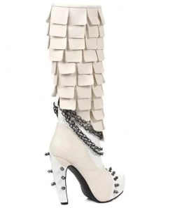 HADES FOOTWEAR Sizes 8, 9, & 10 - Cut Throat Caymene White Boots