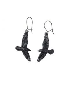 ALCHEMY Accessories Quote The Raven Earrings