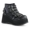 PLEASER USA Buckled Up Platform Booties
