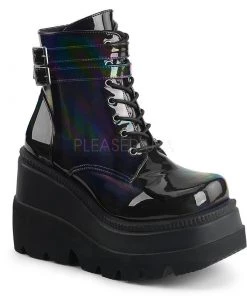PLEASER USA Shoes Double Buckle Stompers