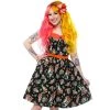 Sample Goth Size XS And Small - Hallow-Tiki Spooksville Dress 1 Sample Goth Size XS And Small - Hallow-Tiki Spooksville Dress